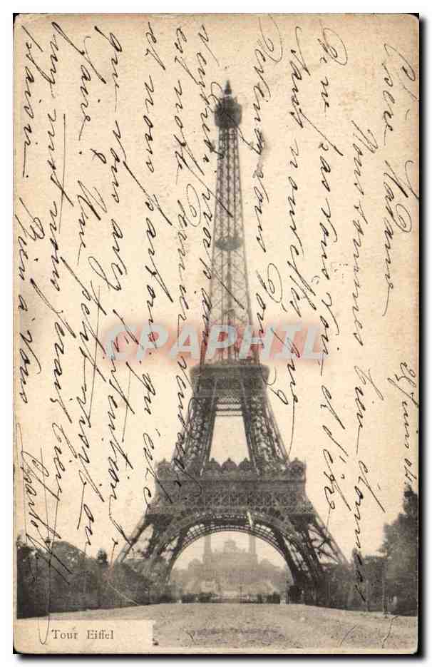 Paris - 7 - Tour Eiffel - Eiffel Tower - CPA 