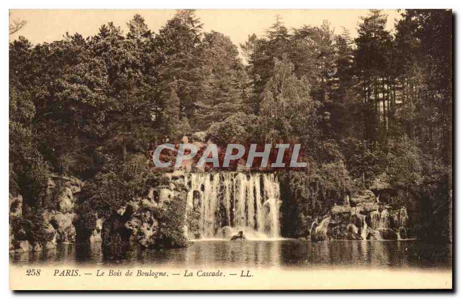 Paris - 16 - Bois de Boulogne - La Cascade - CPA 