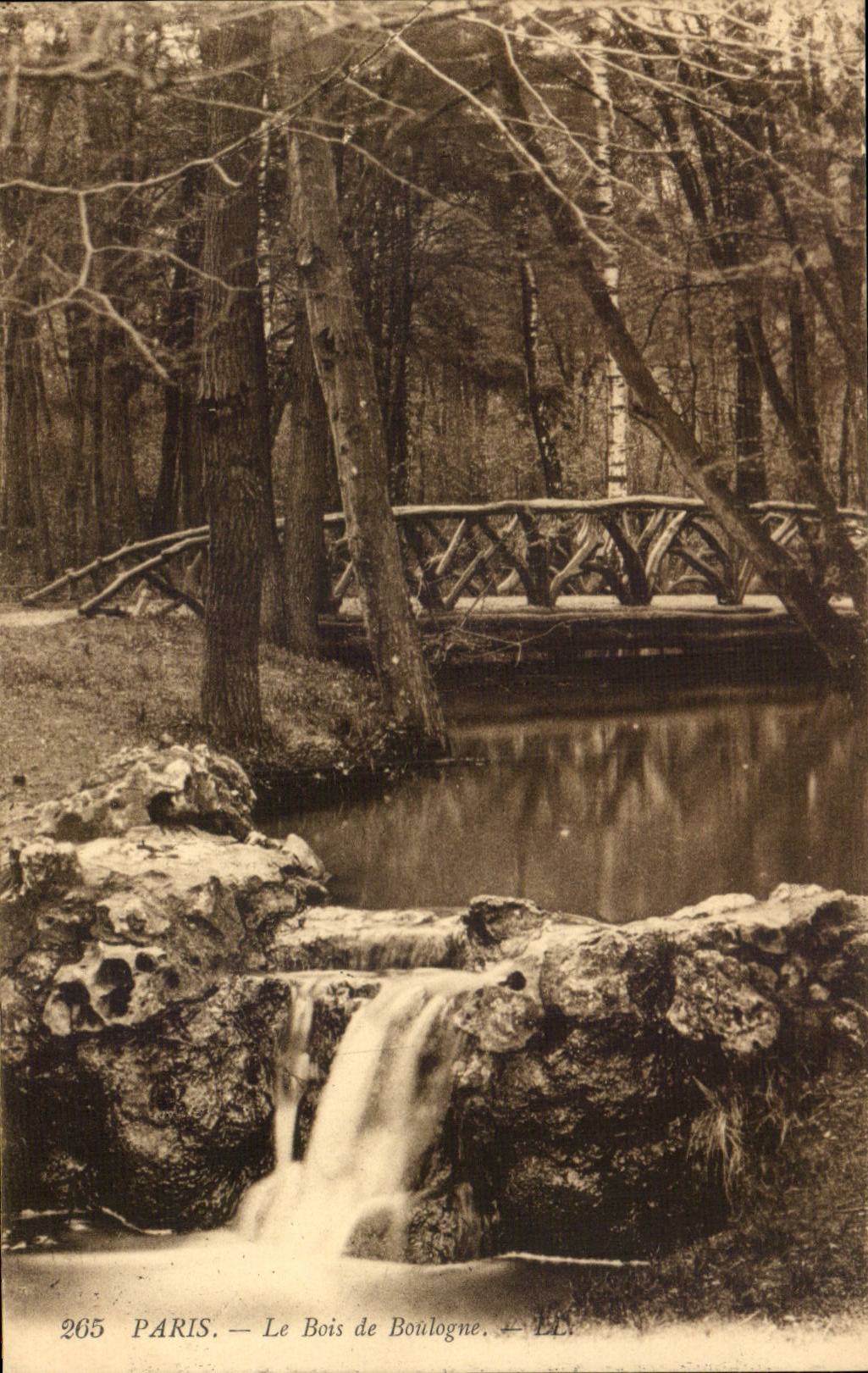 Paris - 16 - Bois de Boulogne - La Cascade - CPA 