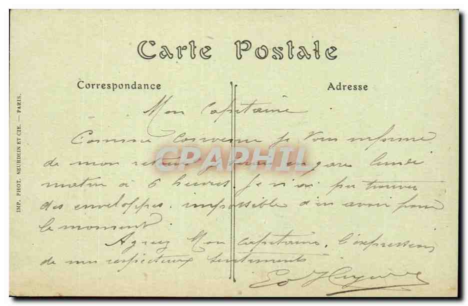 Paris - 5 - La Rue Soufflot et le Pantheon - CPA  — Rückseite