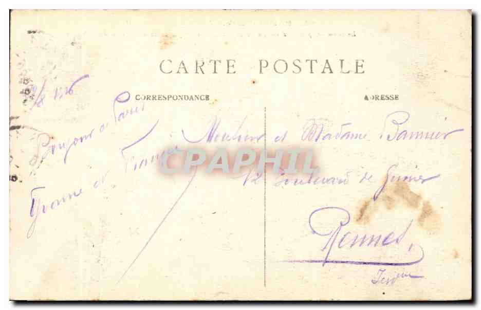 Paris - 7 - Le Pont Alexandre III - bridge - CPA  — Rückseite