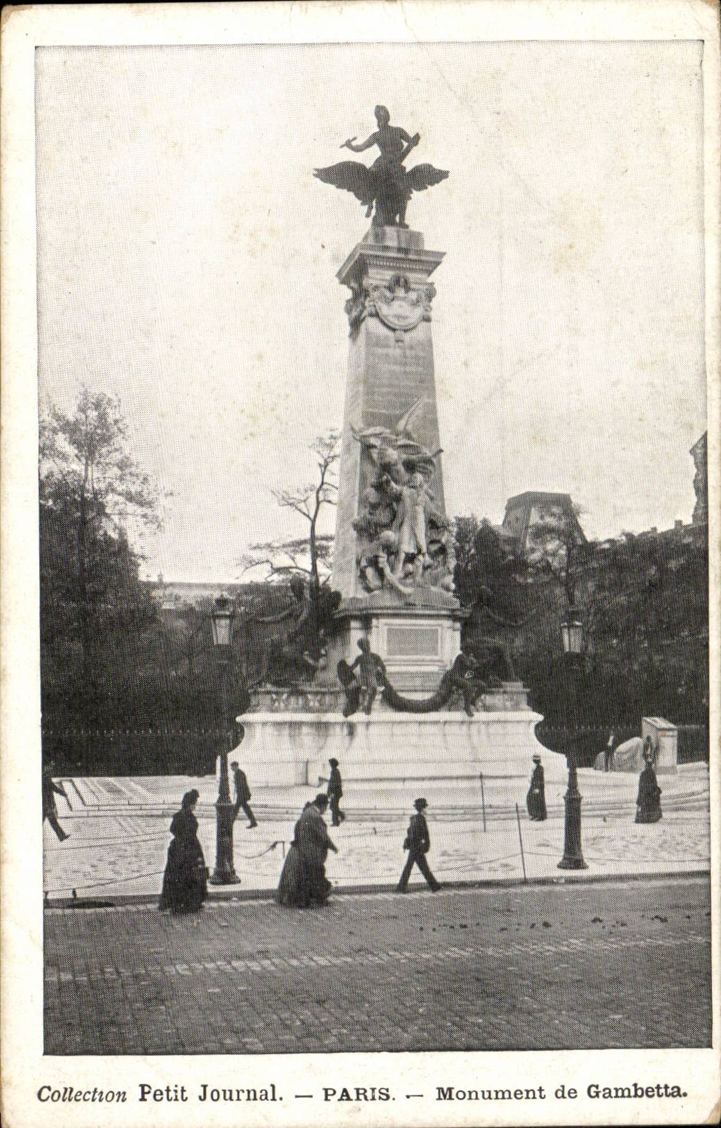 Paris - 1 - Monument de Gambetta - CPA 