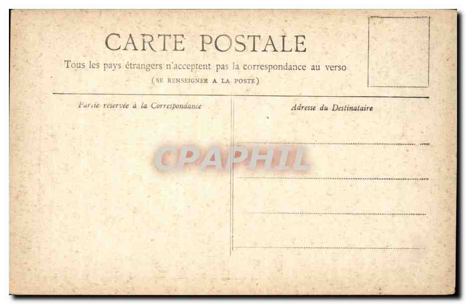 Paris - 1 - Monument de Gambetta - CPA  — Rückseite