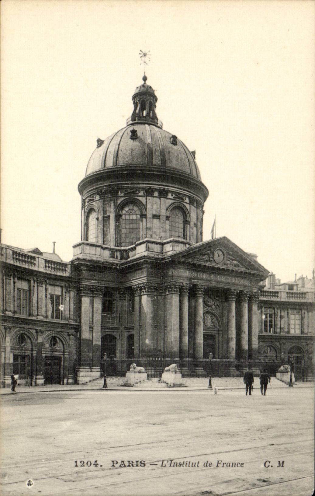 Paris - 6 - l'Institut de France CPA 