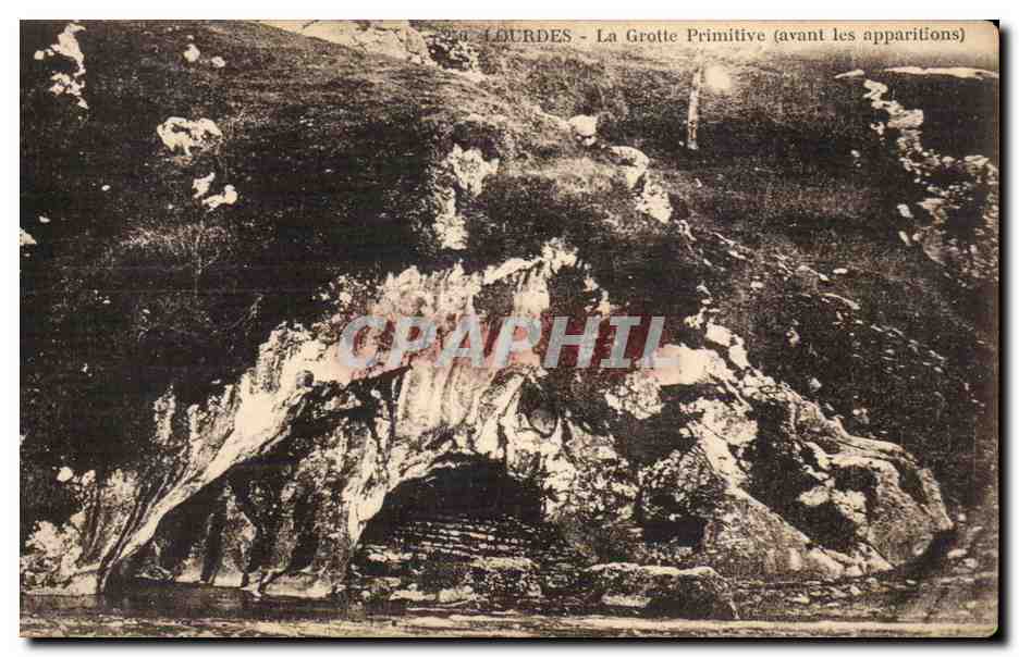 Lourdes - La GrottePrimitive avant les apparitions - CPA 