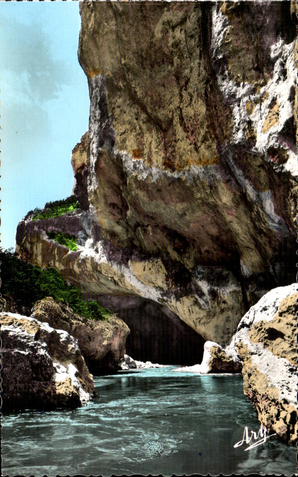 Les Gorges pittoresques du Verdon — La Baume aux Pigeons — Édition TARDY, Marseille