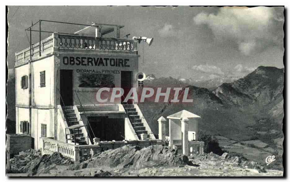 Lourdes - Pic du Jer - L'Observatoire - CPA 