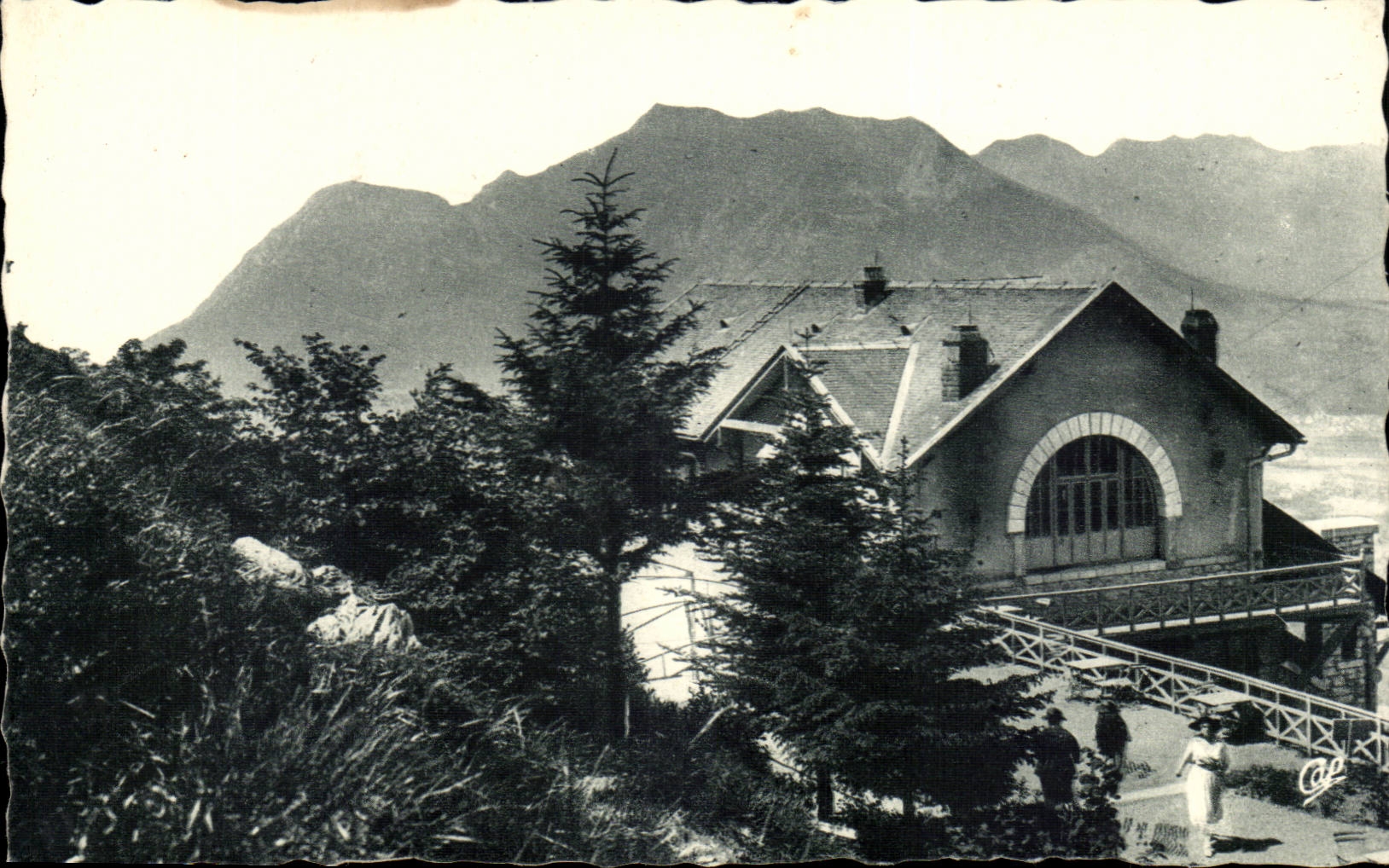 Lourdes - Funiculaire du Pic du Jer - Gare Superieure - CPA 
