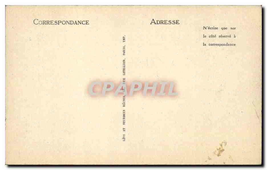 Paris - Monument de l'Incendie du Bazar de la Charite - CPA  — Verso