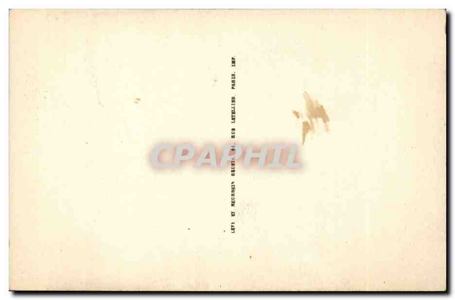 Paris - Monument de l'Incendie du Bazar de la Charite - CPA  — Verso