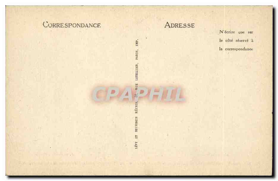 Paris - Monument de l'Incendie du Bazar de la Charite - CPA  — Verso