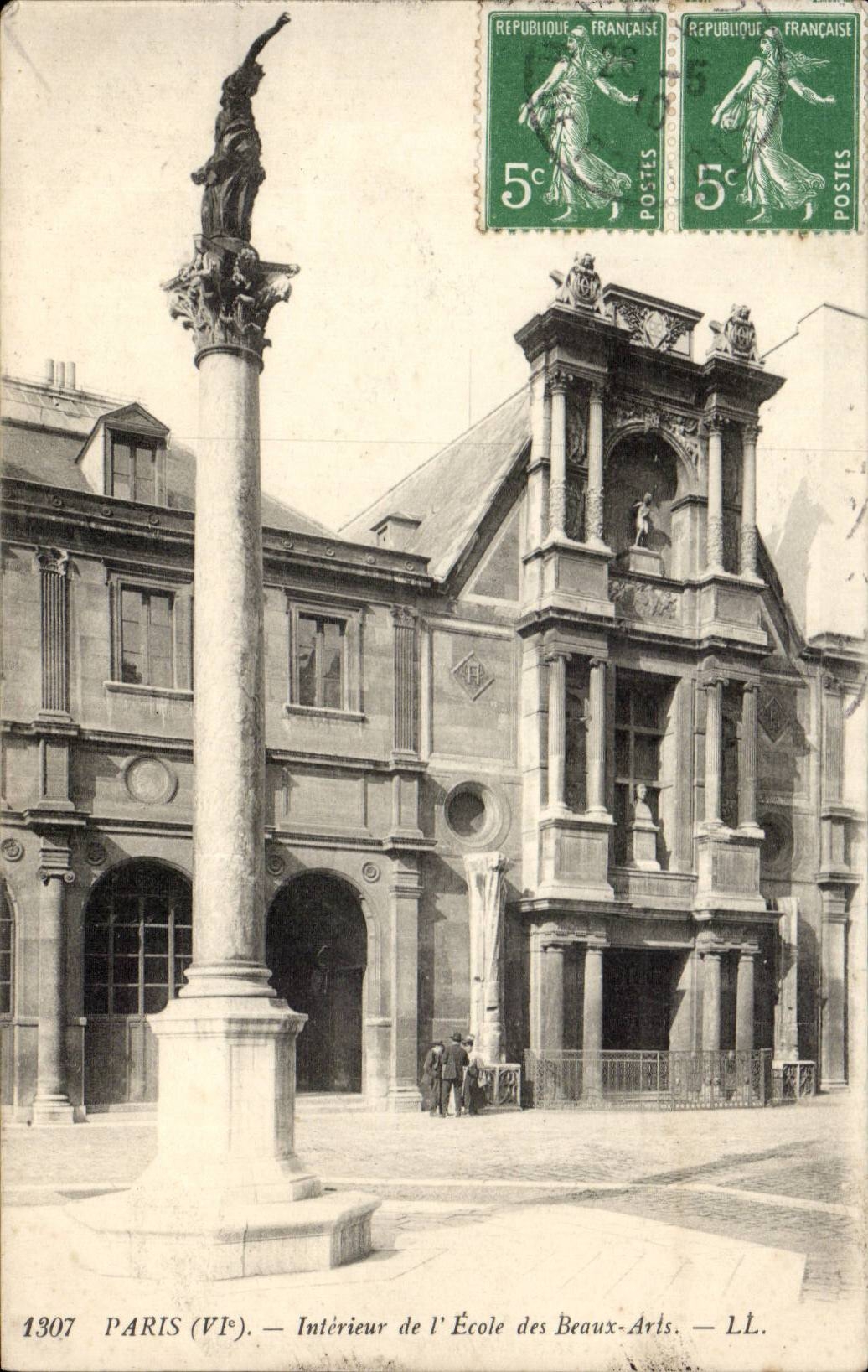 Paris - 6 - Interieur de l'Ecole des Beaux Arts - CPA 