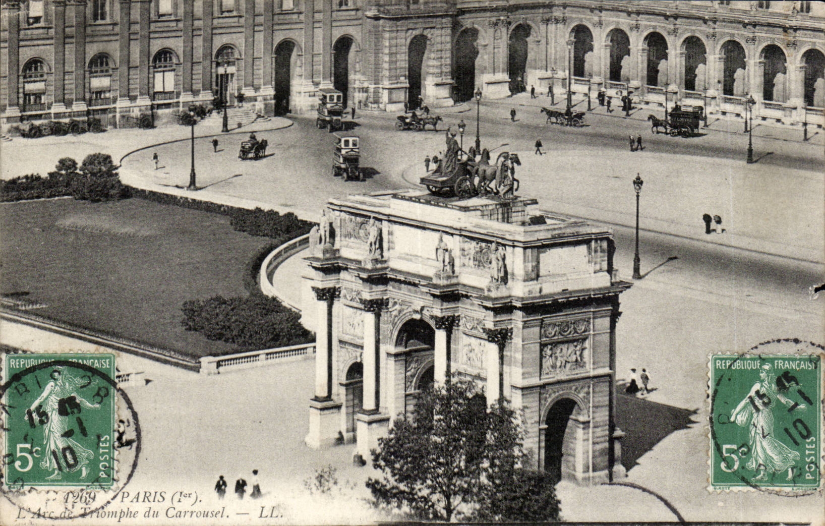 Paris - 1 - L'Arc du Triomphe du Carrousel - CPA 