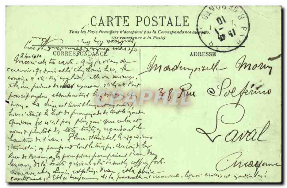 Paris - 1 - L'Arc du Triomphe du Carrousel - CPA  — Rückseite