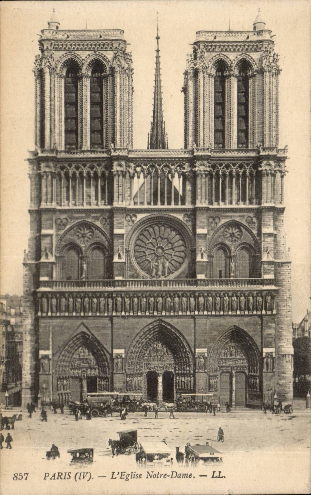 Paris - 4 - Notre Dame CPA 