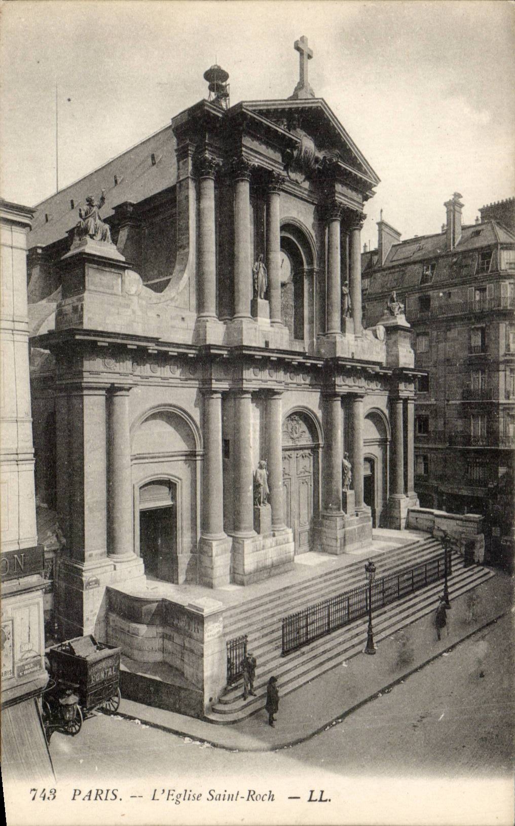 Paris - 1 - L'Eglise Saint Roch CPA 