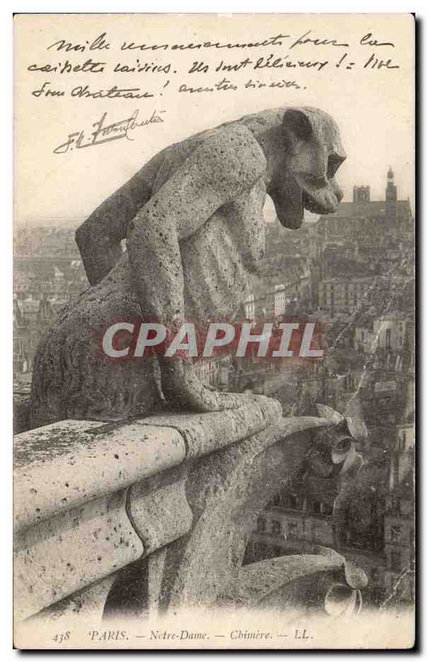 Paris - 4 - Notre Dame - Chimiere - CPA 