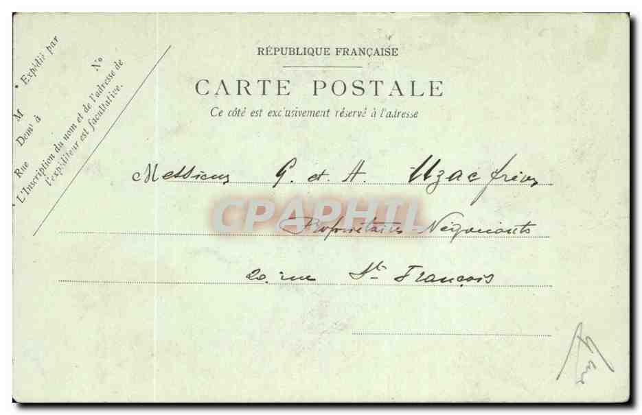 Paris - 4 - Notre Dame - Chimiere - CPA  — Verso