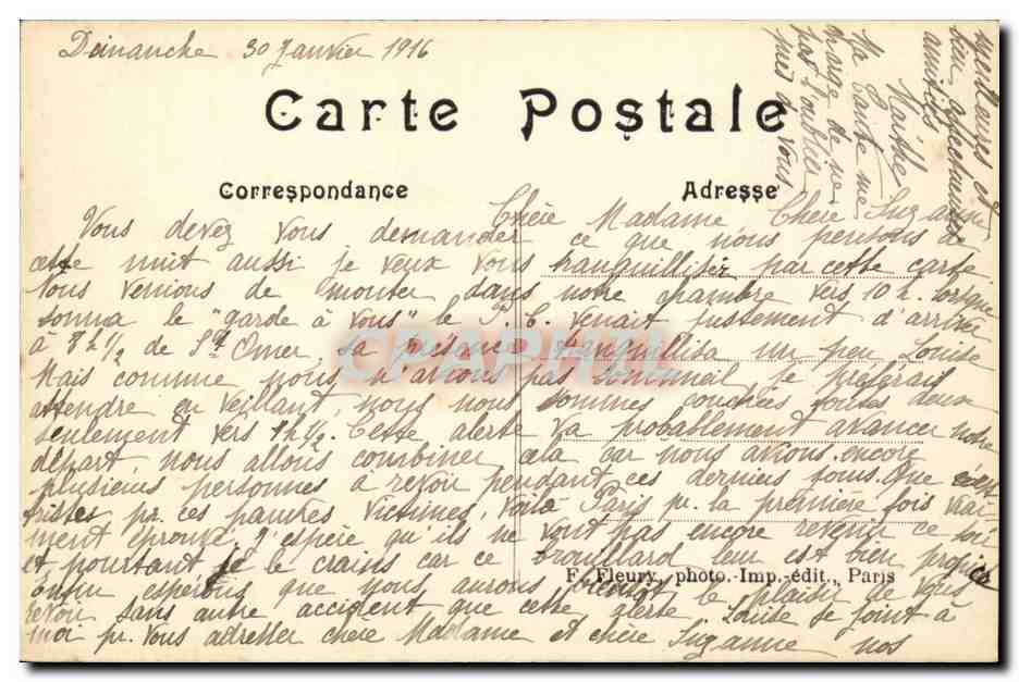 Paris - La Crypte et Mausolee d'Ozanam - CPA  — Verso