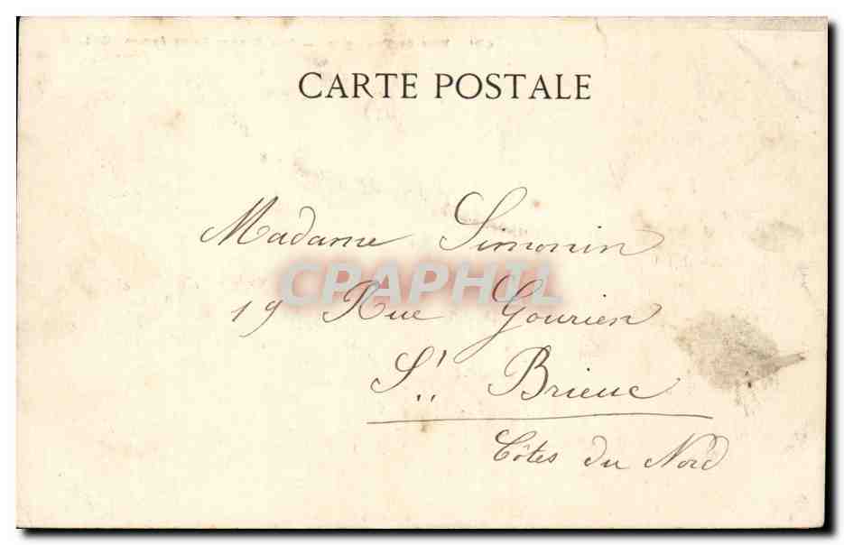 Paris - 16 - Bois de Boulogne - Les Etangs Saint James - CPA  — Rückseite
