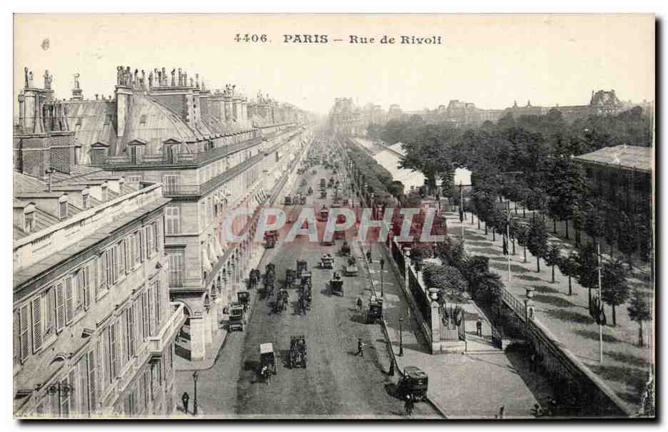 Paris - 1 - Rue de Rivoli - CPA 