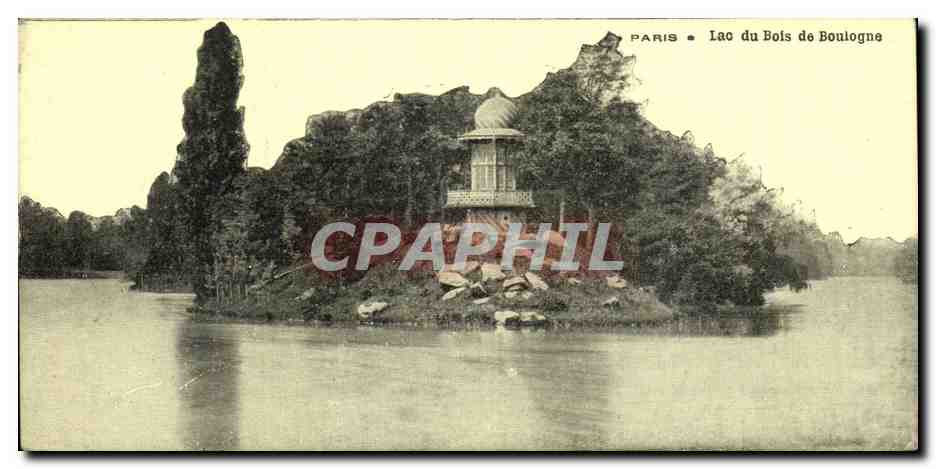 Paris - 16 - Lac du Bois de Boulogne - CPA 