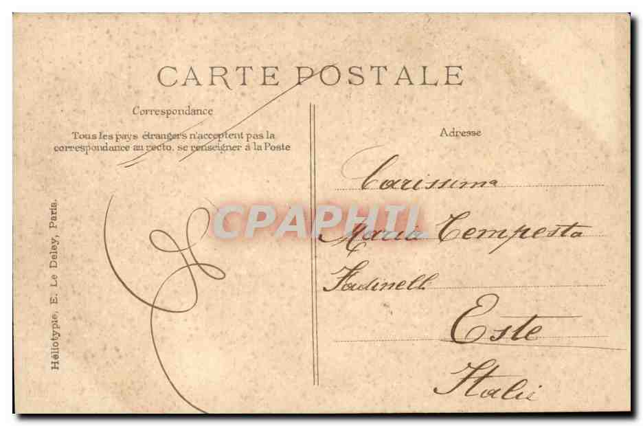 Paris - 9 - Avenue de l'Opera - CPA  — Rückseite