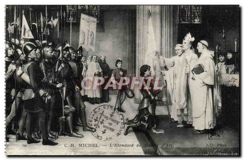 Religion - L'Etendard de Jeanne d'Arc - C H Michel- CPA 
