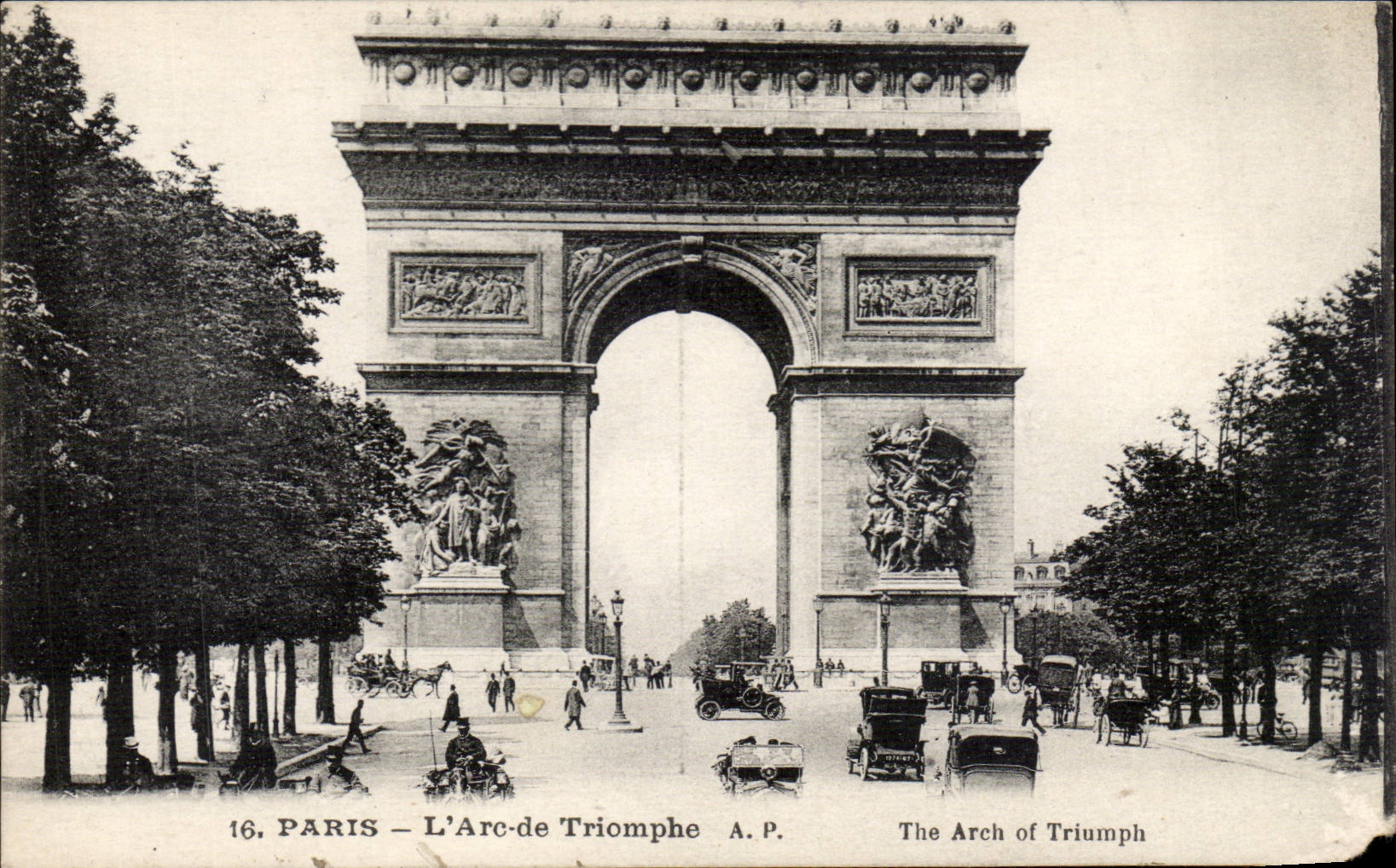 Paris - 8 - L'Arc de Triomphe - CPA 