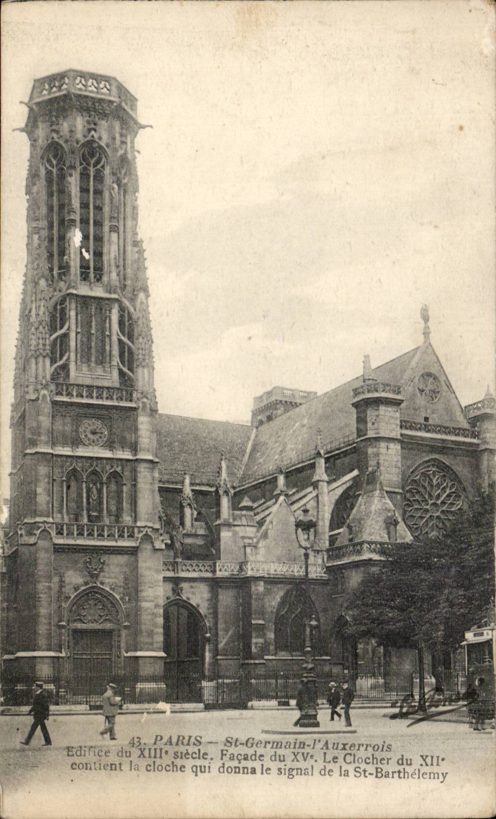 Paris - 1 - Saint Germain l'Auxerrois - CPA 