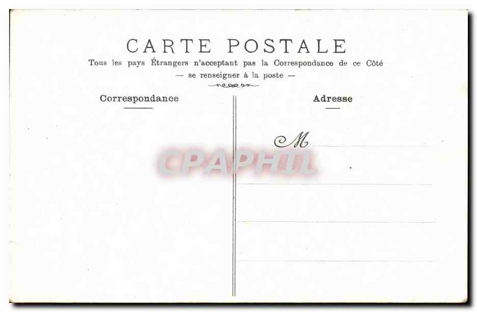Paris - 8 - Place de la Concorde - CPA  — Verso