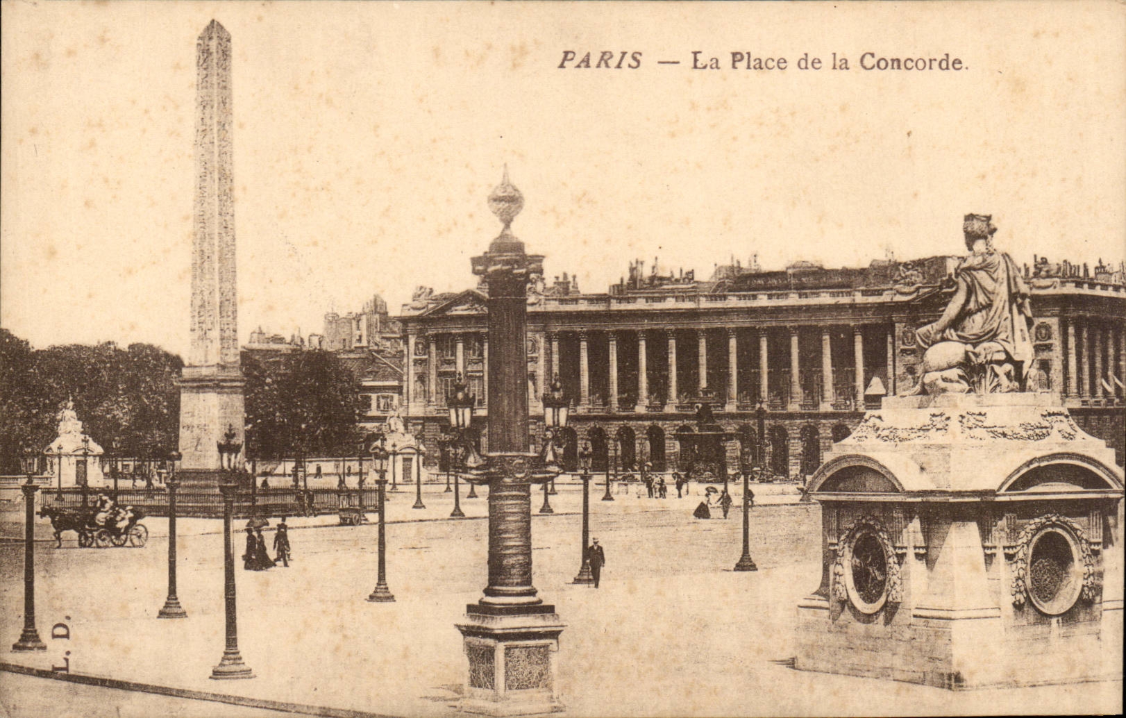 Paris - 8 - La Place de la Concorde - CPA 