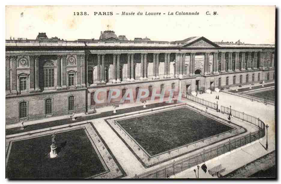 Paris - 1 - Musee du Louvre - La Colonnade - CPA 
