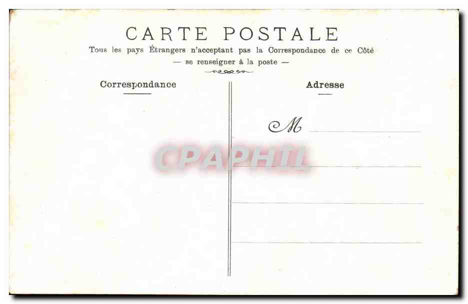 Paris - 8 - La Madeleine - CPA  — Verso