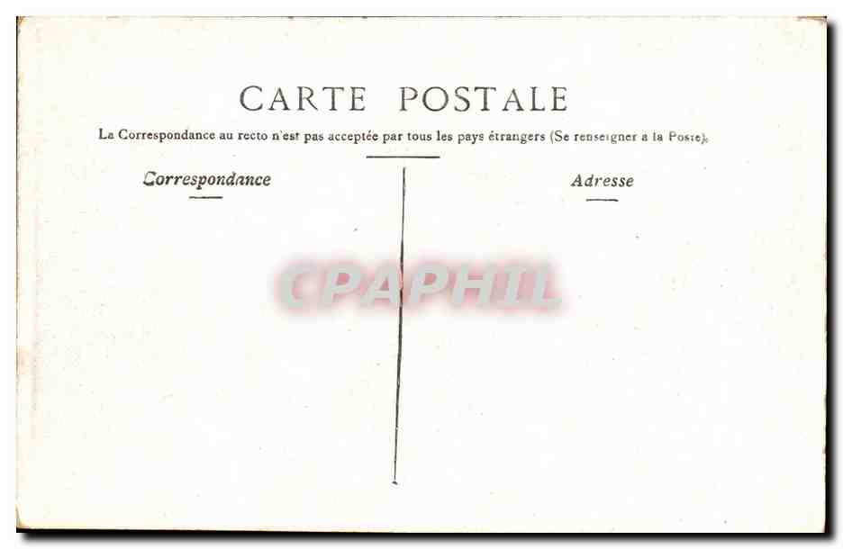 Paris - 1 - Theatre Francais - CPA  — Verso