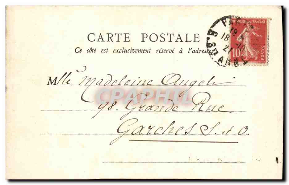 Paris - 16 - Le Palais du Costume - Sainte Clotilde 475 - 545 - CPA  — Rückseite