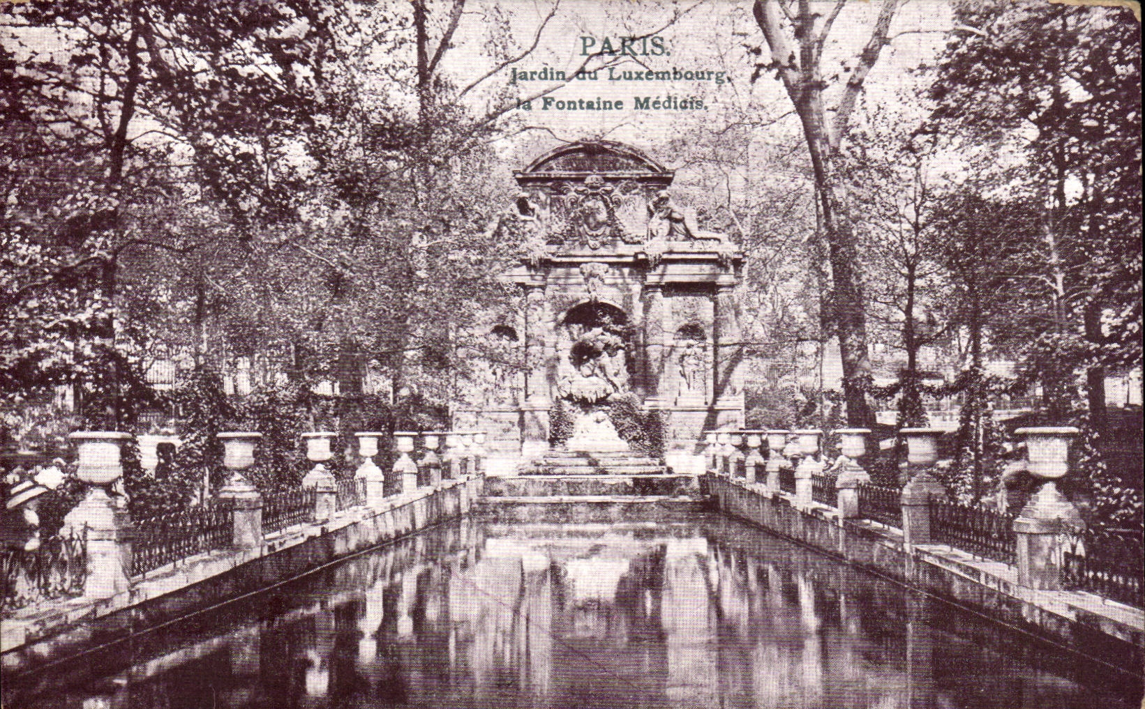 Paris - 6 - Jardin du Luxembourg - Fontaine Medicis - CPA 