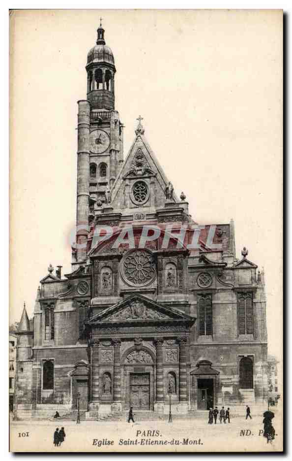 Paris - 5 - Eglise Saint Etienne du Mont - CPA 