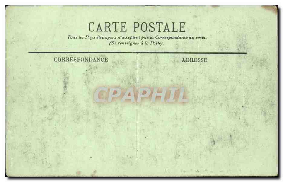Paris - 1 - La Rue de Rivoli - cheval - horse - CPA  — Rückseite