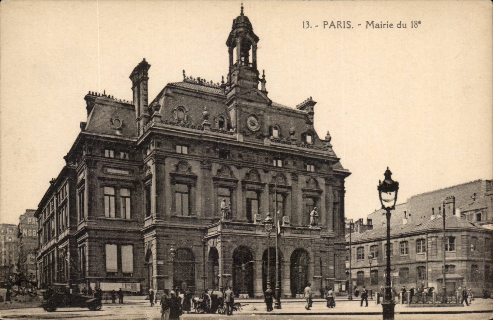 Paris - 18 - Mairie du 18e - CPA 