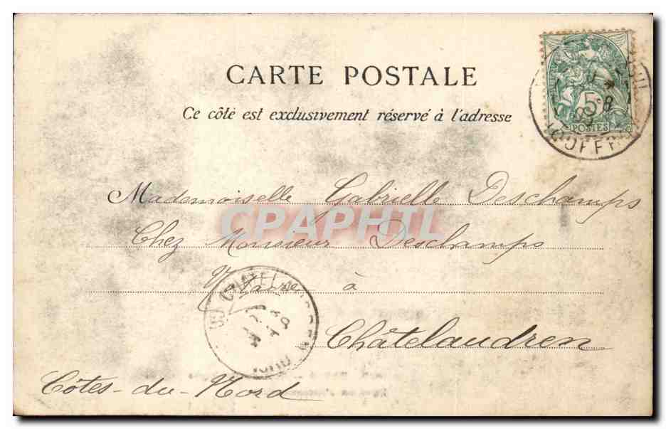 Paris - 16 - Bois de Boulogne Pavillon d'Armenonville - CPA  — Rückseite