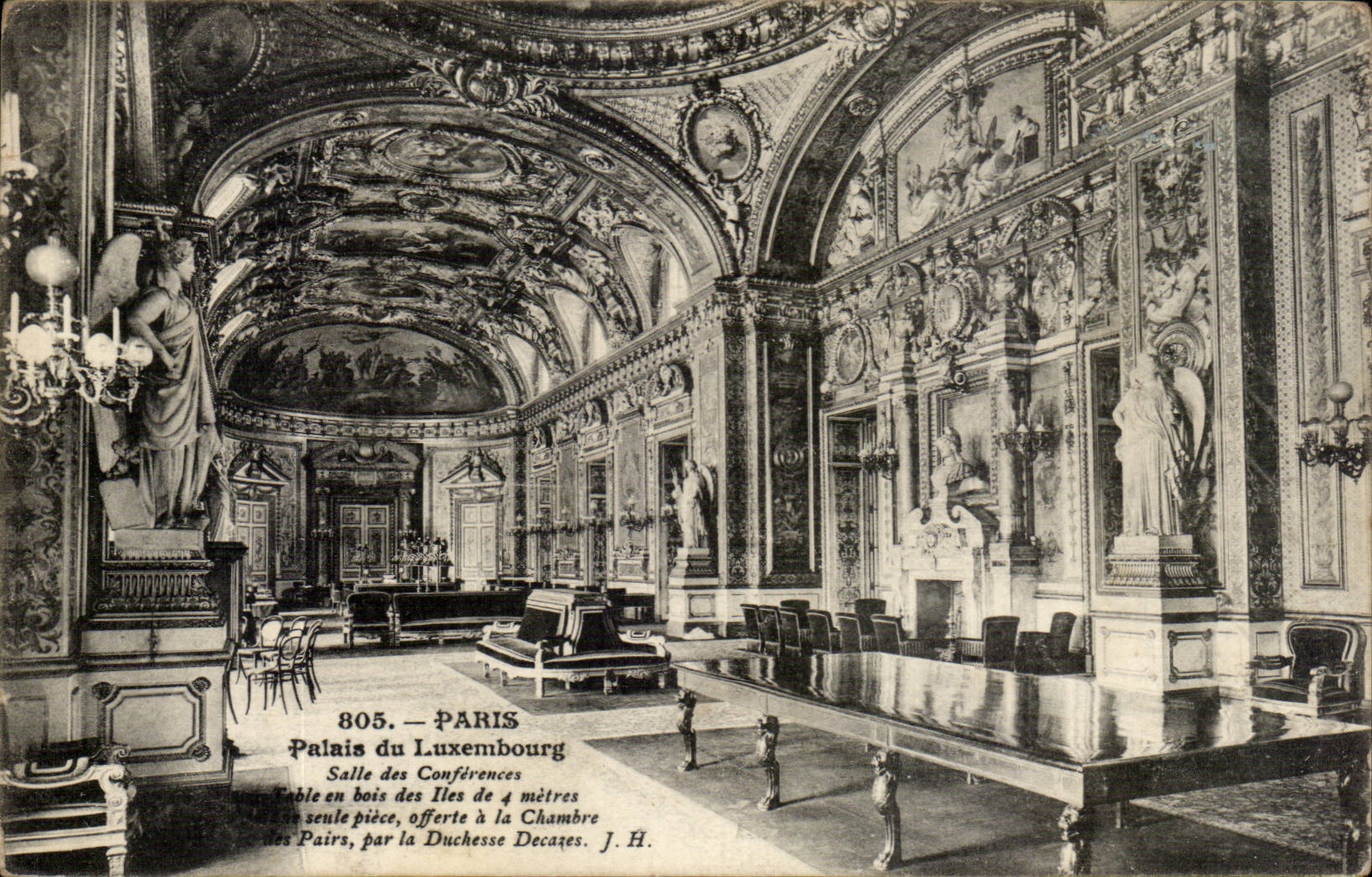 Paris - 6 - Palais du Luxembourg - Salle des Conferences - CPA 