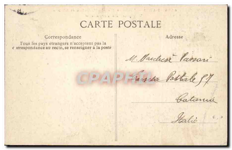 Paris - 8 - Avenue Malakoff Eylau et Kleber - Vue Prise du Trocadero - CPA  — Verso