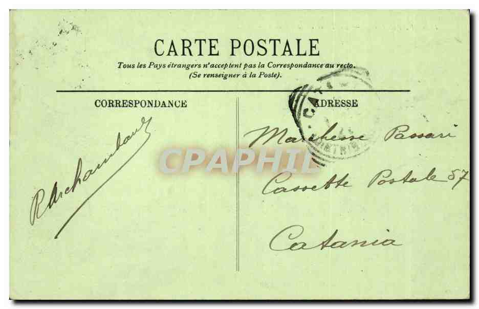 Paris - 11 - Place de la Bastille - CPA  — Rückseite