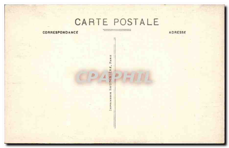 Paris - - 24 rue Pavem - Hotel Lamoignon - CPA  — Verso