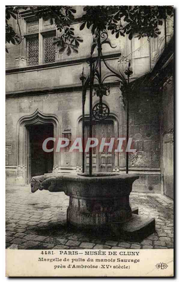 Paris - 5 - Musee de Cluny - Puits - CPA 