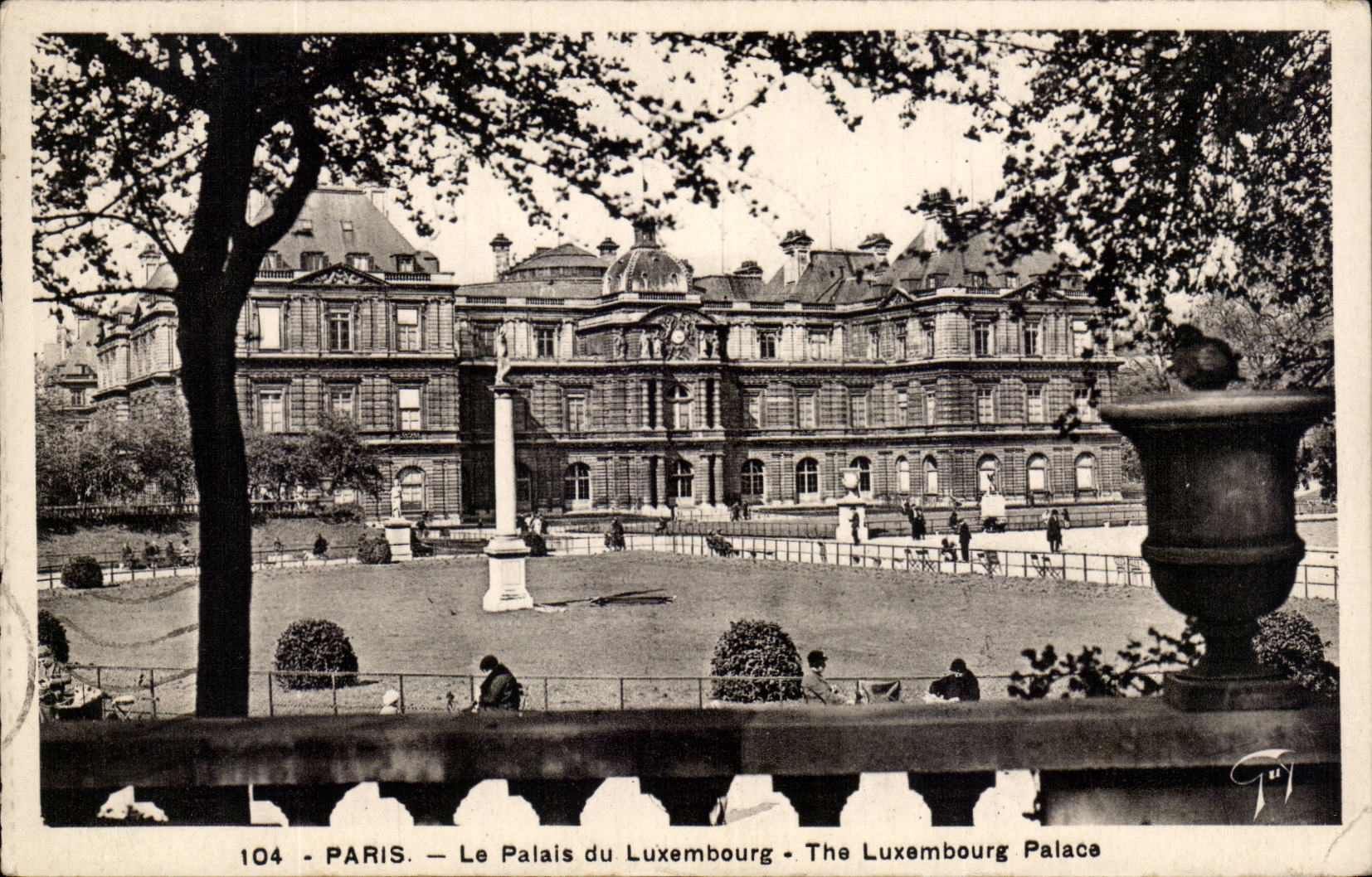 Paris - 6 - Le Palais du Luxembourg - CPA 
