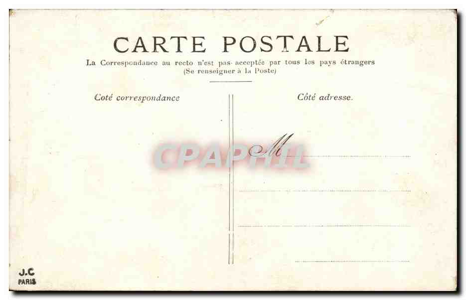 Paris - 1 - L'Arc de Triomphe des Tuileries - CPA  — Rückseite
