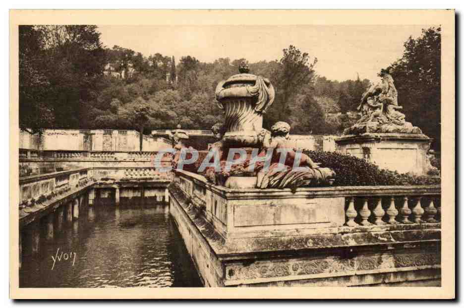 Les Bains Romains — Nîmes (Gard) — Éditions d'Art YVON