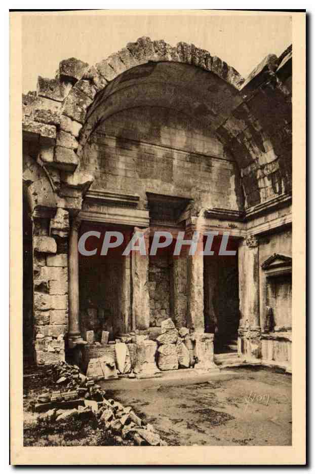 Nimes - Jardin de la Fontaine - Temple de Diane - CPA 